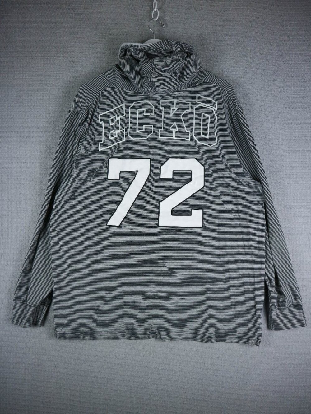 Ecko Unltd Vintage Striped Thin Cotton Hoodie Mens XXL